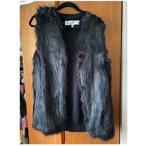Women’s faux fur vest XL
